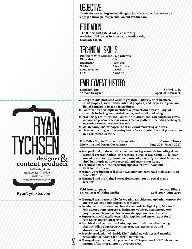 Ryan Tychsen Resume